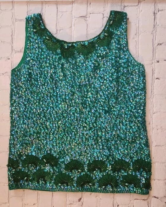 Original photo of sequin tank top