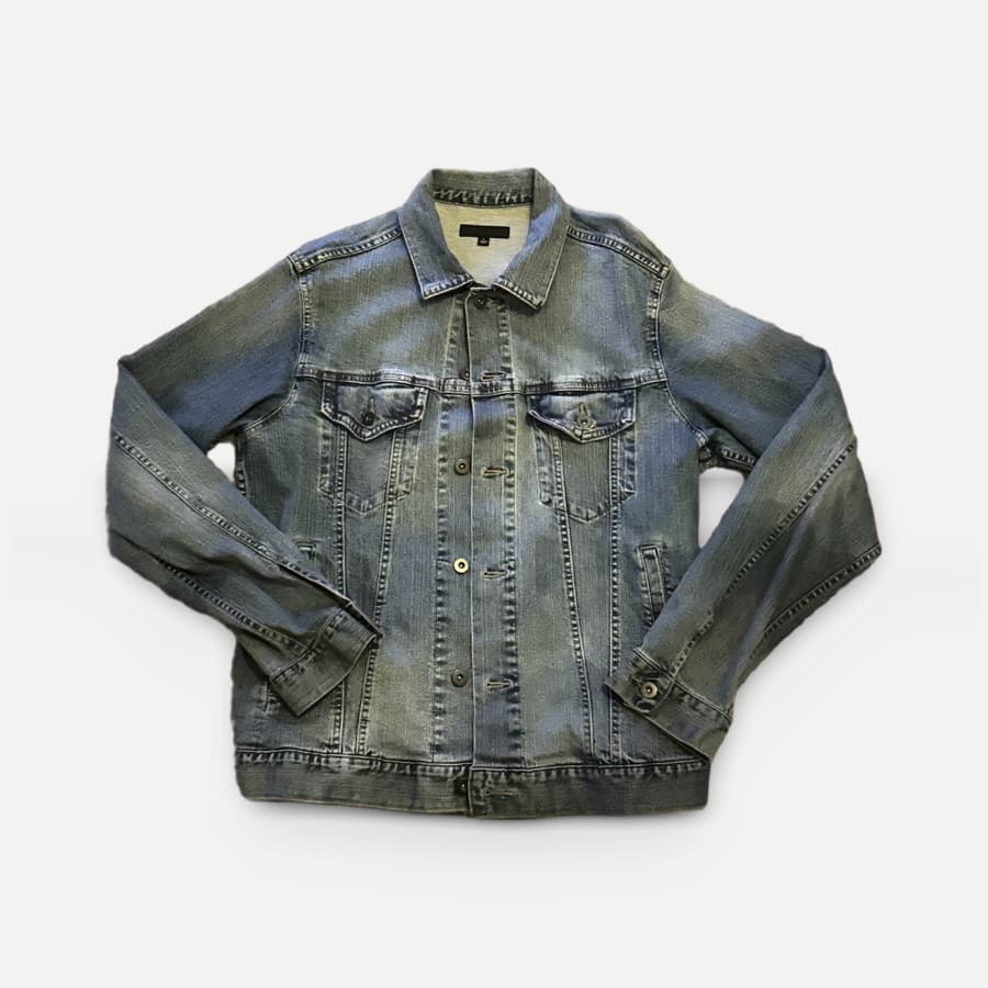 Denim jacket, finished with Photolister
