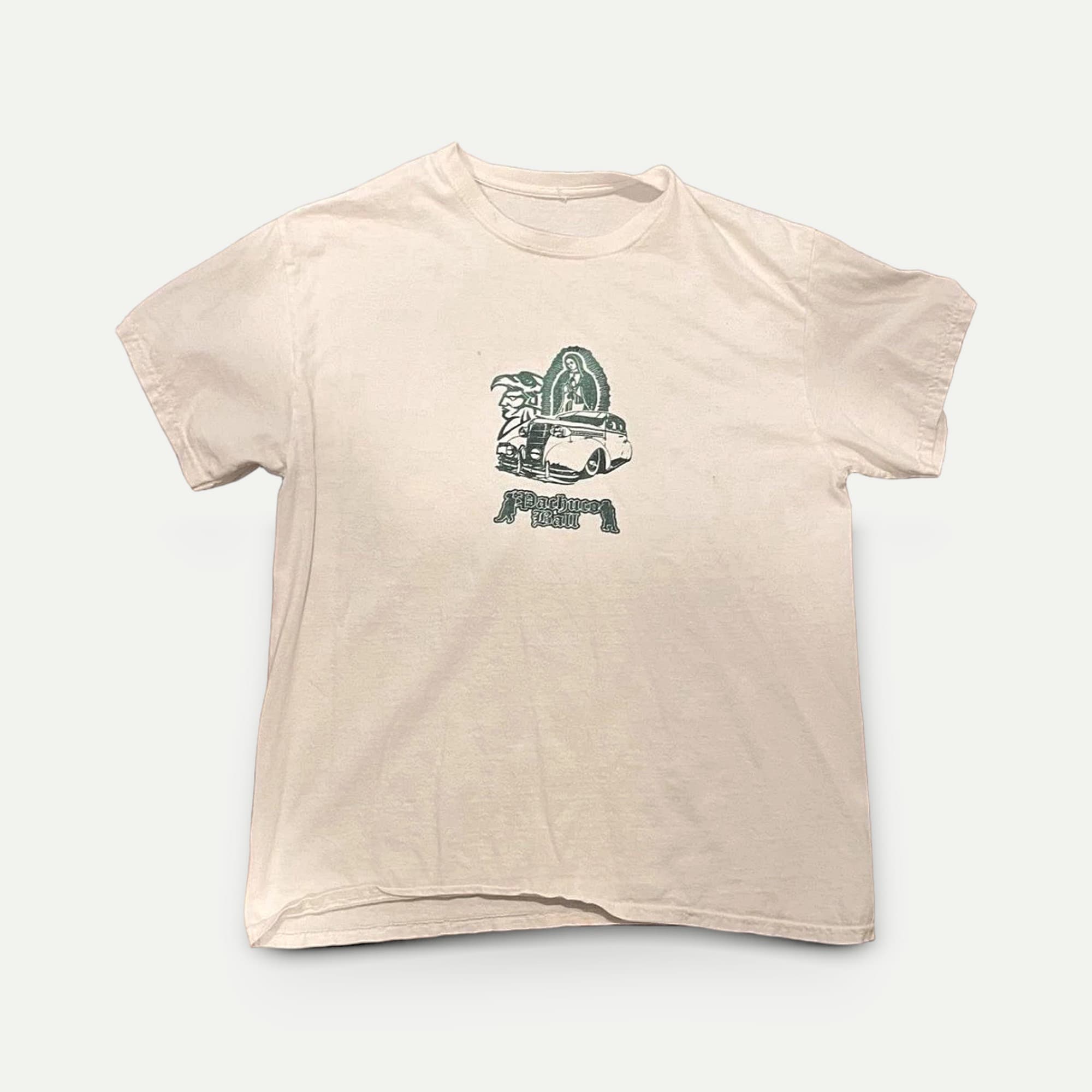 Ivory graphic tee, finished with Photolister